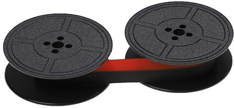 vhbw Farbband Schriftband für Triumph-Adler Tippa S, Universal Bondrucker, Nadeldrucker, Schwarz/Rot, 10m x 36mm, 1 Stück