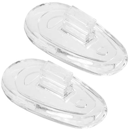SPORTS WORLD VISION Brillen-Nasenpads | Hochwertige weiche A-förmige Nasenpads aus Silikon für Brillen | 13mm Push-in Brillenkissen im 25er-Pack