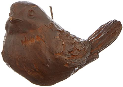 HGD Kerze ''Vogel braun'' groß, Wachs