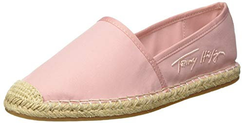 Tommy Hilfiger Damen TH Signature Espadrille, Beruhigendes Rosa, 39 EU