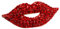 Holibanna Roten Lippen Brosche Strass Intarsien Anzug Brosche Kristall Corsage Mode Kleidung Zubehör Neuheit Bling Hochzeit Brosche Pin für Tasche Schal Hosen Tuch