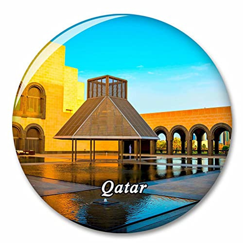 Katar Kühlschrank Magnete Dekorative Magnet Flaschenöffner Tourist City Travel Souvenir Collection Geschenk Starker Kühlschrank Aufkleber