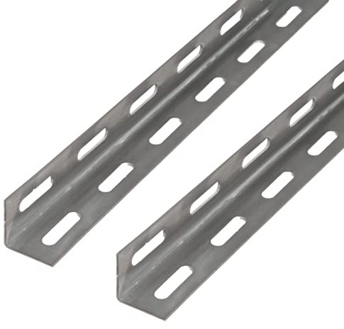 Alberts 423919 Lot de 2 profilés d'angle galvanisés à chaud 1000 x 27 x 27 mm