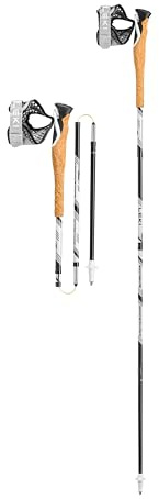 LEKI Damen, Herren Wanderstock Cross Trail FX.One Superlite White-Black 105