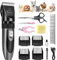 Tondeuse Chien Professionnelle Tondeuse | Tondeuse à poils d'animaux | Tondeuse électrique pour chien et chat | Tondeuse à cheveux sans fil | Tondeuse sans fil | Tondeuse à poils d'animaux (Gris)