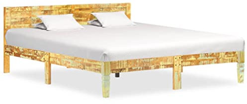 INLIFE Massivholzbett Altholz 180x200 cm-8438