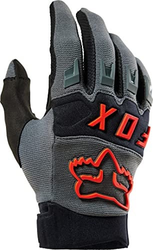 Fox Racing Dirtpaw Ce Unisex Handschuhe, Grau/Rot, S