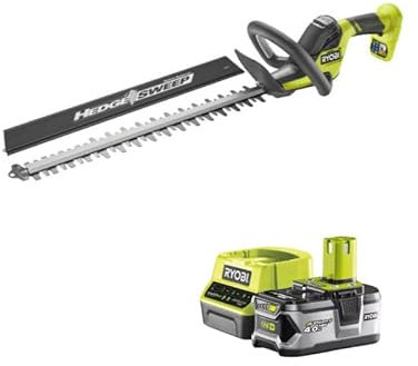 Pack RYOBI Taille-Haies 18V OnePlus Brushless Linea 45 cm RY18HT45A-0-1 Batterie 4.0Ah - 1 Chargeur Rapide RC18120-140