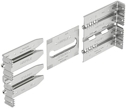 Gedotec innovative Zargenbefestigung | Frame-Fix | 1 Stk Zargen Befestigung justierbar - Wandstärke 18-105 mm | Türgewicht bis 40 Kg | Türrahmen Befestigung ohne Montageschaum, Keile, Spreizen