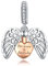 NINGAN Für immer Familie 925 Sterling Silber Herz Anhänger Roségold Liebesanhänger kompatibel mit Damenarmband
