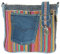 Sunsa Damen Taschen Umhängetasche Handtasche Canvas & Jeans. Große Boho Crossbody Tasche/bag Schultertasche, Geschenkideen für Frauen/Mädchen nachhaltige Produkte (bunt/pink)