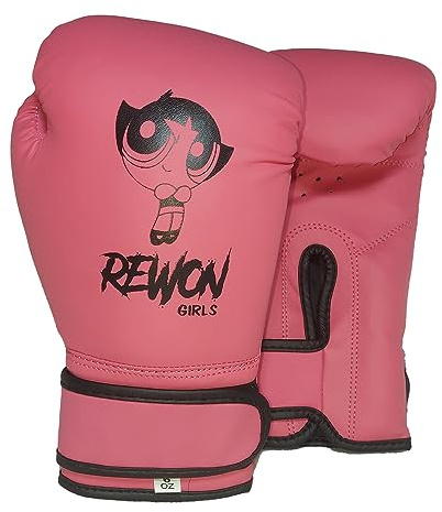 Rewon Gear Guantes de Boxeo para niños y niñas, Guantes de Entrenamiento de Kickboxing Sparring, Saco de Boxeo, Muay Thai MMA de Boxeo para niños y niñas