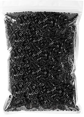 Tcthbc 6000pc Black 5mm Round Polyethylene Fuse & Perler Beads
