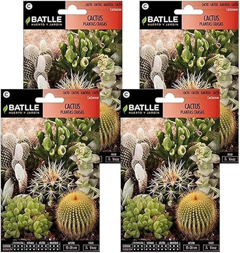 Semillas de cactus variados Semillas Batlle PACK (4)