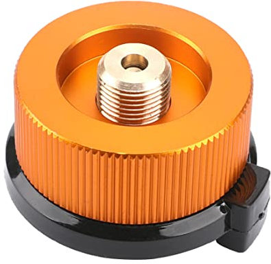 SHITOOMFE Gas Bottle Adaptor, Camping Stove Adapter Gas Conversion Head Adapter for Butane Canister Screw Gas for Home Family Company Outdoor Camping Hiking