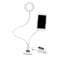 DOITOOL Selfie Ring Light for Phone Led Makeup Holder Stand with 10 Levels Brightness for Streaming Video Calls Random Color
