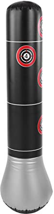 Sacco Daenfiabilei Sac Stehend PVC Gonflable Boxe Punching Training Tumbler Bag Accessoire de Soulagement de la Pression, Punch pour Adultes et Enfants, Bop Stress Physique