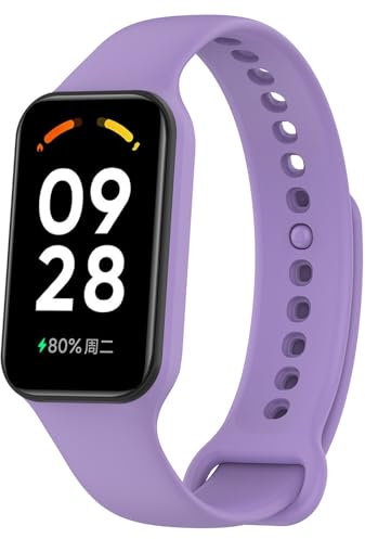 Cinturino per Xiaomi Smart Band 8 Active, Silicone Sport Bracciali Cinturini di Ricambio per Redmi Smart Band 2