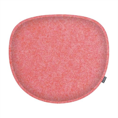 Feltd. Filz-Sitzkissen kompatibel mit Hay - Neu Chair 13, Flamingo | Größe 40 × 37 cm; gepolstert; mit Antirutschbeschichtung