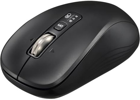 CITLLA Mouse Bluetooth senza fili, 4 vie, mouse silenzioso portatile, mouse DPI regolabile a 4 livelli, mouse universale per computer, laptop (nero) (N)