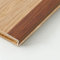 Wooden Floor Edging Strips PVC (Wood Grain Finish) - 35.4inch Long Door Threshold Strip, Stair Step Trim 90cm - L-Shaped, Durable Material