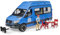 bruder 02684 - MB Sprinter Camper mit Fahrer - 1:16, Fahrzeug, Wohnmobil, Reisemobil, Transporter, Camper, Van, Campingbus, Spielzeug ab 4 Jahre, Blau