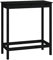 HEFZGDB Bartisch Schwarz 100x50x110 cm Massivholz Kiefer Kitchen Table Küchentisch Klein Campingtisch Kleiner Küchentisch für Garten Speisesaal Küche Balkon