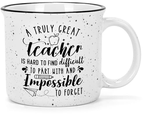 Joymaking Teacher Gifts for Women, 15 oz Ceramic Coffee Mug Thank You Teacher Gifts, Personalised Coffee Mug, Gift End of The Year, Teachers Leaving Gift, Birthday Presents for Teachers