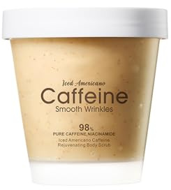 Koffein Verjüngendes Körperpeeling – Natürliches Kaffee-Peeling Zur Exfoliation & Feuchtigkeitspflege Für Haut, Hände, Füße & Gesicht – Anti-Cellulite, Akne, Falten & Narben – 220g Body Scrub