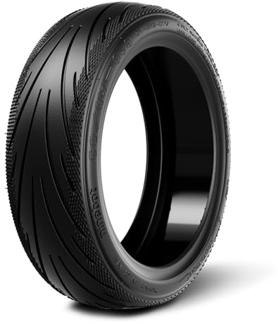 60/65-6.9 Tubeless-Reifen Hinterrad Kompatibel mit Segway Ninebot e2 PRO / E2 PROD KickScooter, 10 Zoll Gummi Vakuum rutschfest Reifen Outdoor Roller Zubehör
