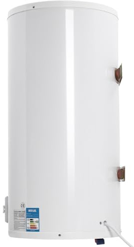 Scaldabagno da parete, scaldabagno da 80 litri, scaldabagno elettrico da 2000 W, scaldabagno istantaneo doccia, IPX4, anti-essiccazione, colore: bianco