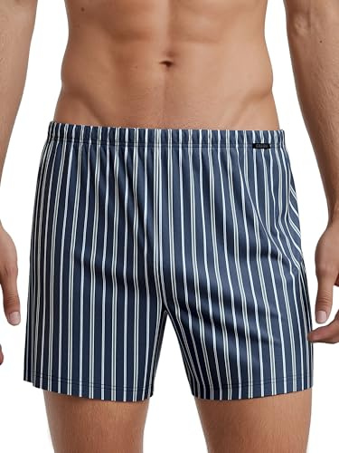 CALIDA Cotton Special Boxershorts Herren, im Doppelpack, aus 100% Baumwolle Saphir Blue 50