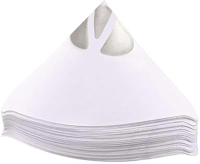 MagiDeal 50 Pieces Cone Paint Strainer Tips with Fine Nylon Mesh Lightweight Paper Funnels Paint Paper
