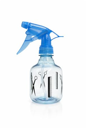 Misting Spray Bottle 250ml – Refillable Fine Mist Water Spray Bottle for Hair Styling | Trigger Sprayer Plastic Bottle for Plants, Cleaning, Travel & Salon Use (Blue)
