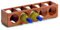 Zeller Present 13565 Casier à Vin en Bambou 13,5 x 12,5 x 53 cm