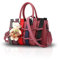 NICOLE & DORIS Handtaschen für Damen Umhängetaschen Henkeltaschen Damen Handtasche die neuesten Trends Spleiß Farbe