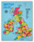 Bigjigs Toys British Isles Wooden Jigsaw Puzzle - Map of the UK, Geography Games for Children