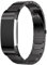 Bracelet de montre de rechange pour Fitbit Charge 2 - En acier inoxydable avec boucle déployante Noir