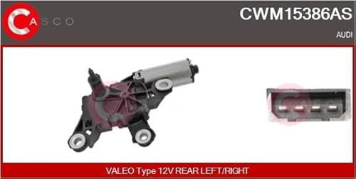 CASCO Scheibenwischermotor CWM15386AS Hinten