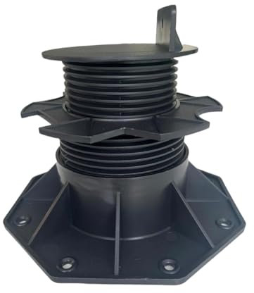 Adjustable Decking Pedestal Riser Bearing Support 60-140mm Suitable for DIY Projects