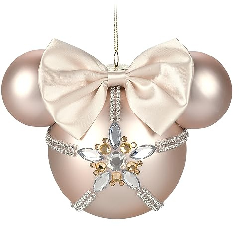 Disney Minnie Mouse Icon Glaskugel Skizzenbuch Ornament ? Roségold & Edelsteine