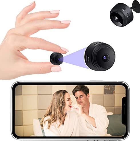 Hidden Spy Camera Detector with Motion Detection Night Vision HD 1080P Nanny Cam Wireless Camera for Office/Home/Dog/Baby Security
