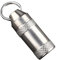 Titan Pillendose Schlüsselanhänger,Mini Micro Pillenbox Schlüsselanhänger,Pillen Dose Titan Kapsel Pillenhalter,Wasserdichte Klein Pillen Organizer Case für Unterwegs Reise Camping