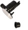 Pompe de lave-glace ABS fiable, couleur noire, numéro de pièce OE 289209776R, convient pour Clio V 2019 2021