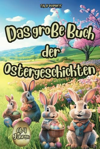 Das große Buch der Ostergeschichten: für Kinder ab 4, mit spannenden Erzählungen, Rätseln, Ausmalbildern, einem Quiz und modernen farbigen Bildern von Osterhasen