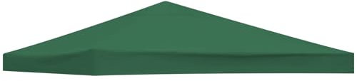SMELEYOU Gazebo Covers Replacement 3x3 Waterproof UV Protection Gazebo Covers Minimalist Replacement ideal for Home Garden Party Grill BBQ Cover Only Dark Green