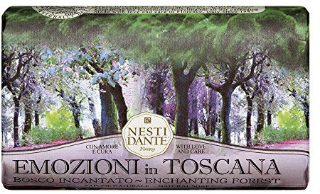 Nesti Dante Seife Emozione (Duft Wälder und Blätter, feste Seife, Handseife aus natürlichen Inhaltsstoffen, 250 g) 664404