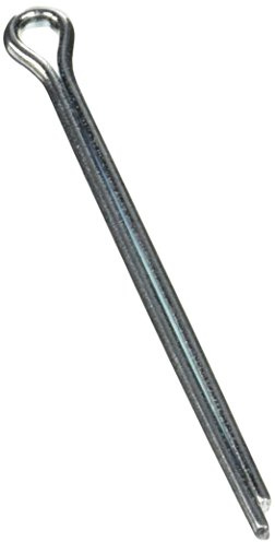 Hillman 100 Pcs Zinc Cotter Pins (1/8 x 2) | Extended Prong Split Pins for Shaft, Bolt & Hitch Pin Retention | Corrosion-Resistant Steel Fasteners for Automotive, Machinery & Equipment Repair