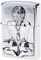 Zippo Feuerzeug 2002548 Kneeling Girl Emblem Benzinfeuerzeug, Messing Map(Language_Tag - De_de)