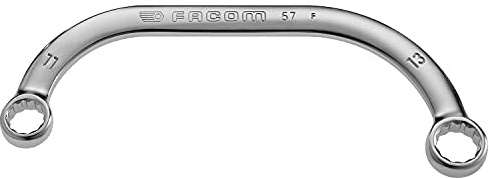 FACOM 57.13X15 Series 57 Metric Half-Moon Offset-Ring Wrench, 13 mm x 15 mm Size